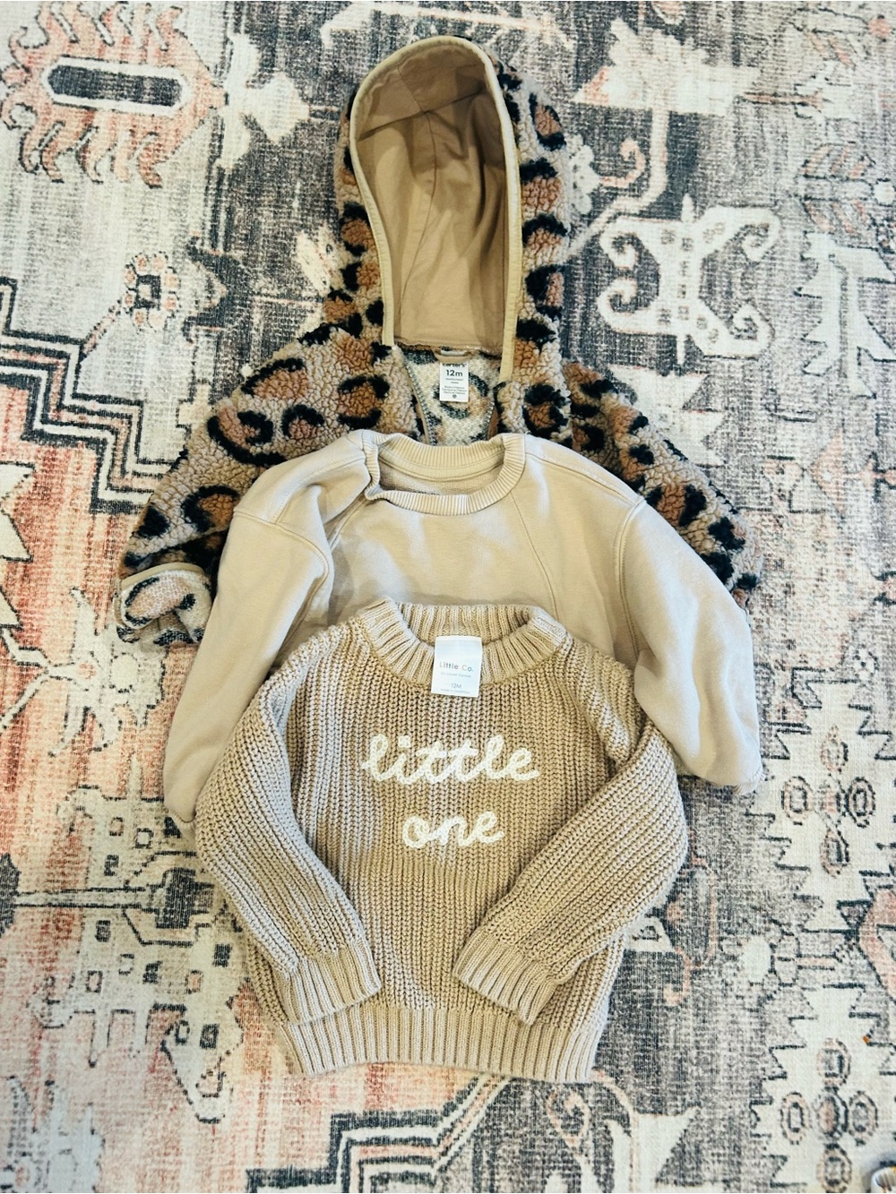 Baby Girl Fall Sweater Bundle Size 12 & 18 Months